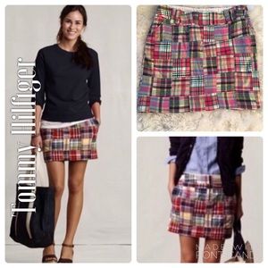 Tommy Hilfiger Multicolored Madras Mini Skirt